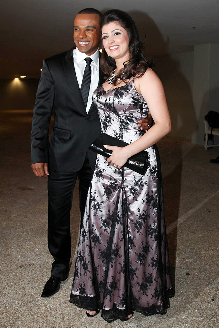 Alexandre Pires e sua mulher, Sara Campos