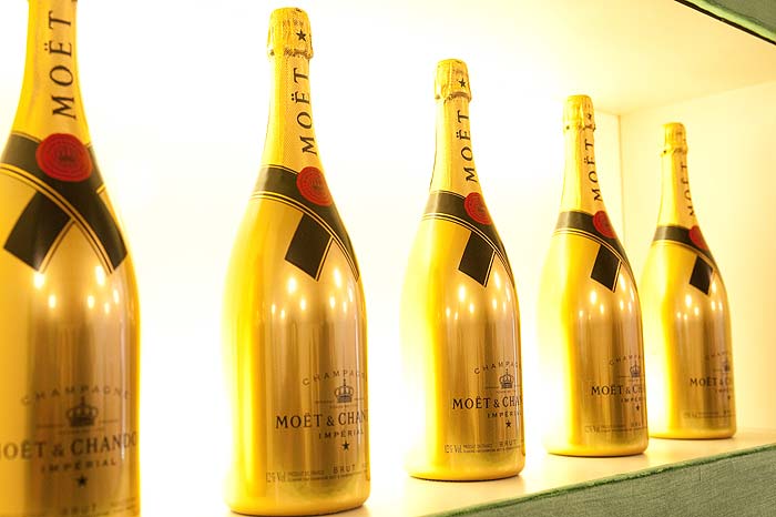 Edição especial da Moet & Chandon, criada para o Governors Ball, jantar Oficial do oscar