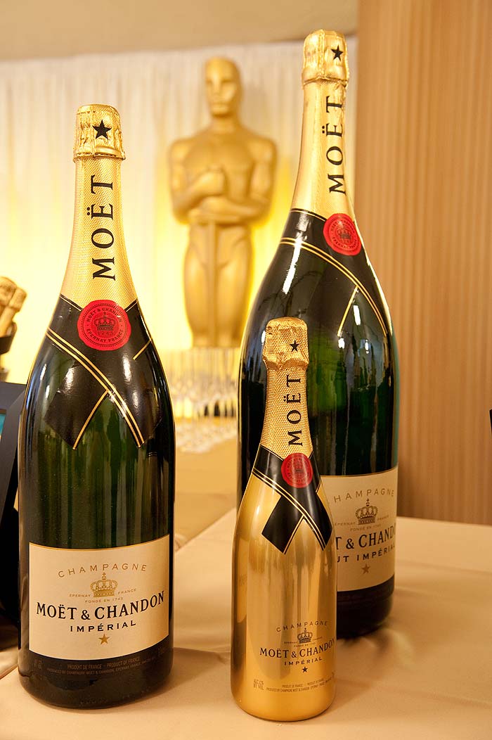 Ediição especial da Moet & Chandon, criada para o Governors Ball, jantar oficial do Oscar 