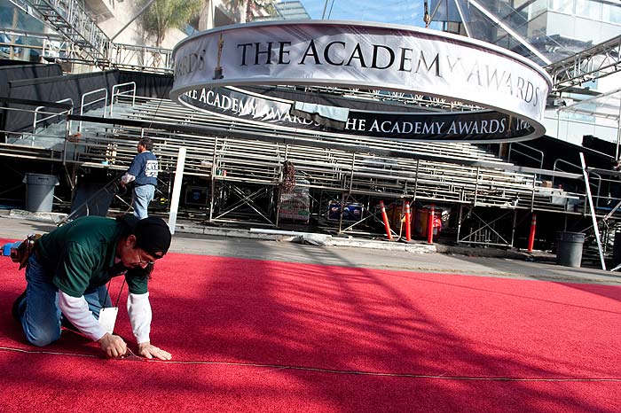 Kodak Theater é preparado para a grande noite da 83ª edição do Oscar 