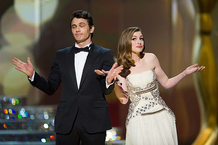 James Franco e  Anne Hathaway