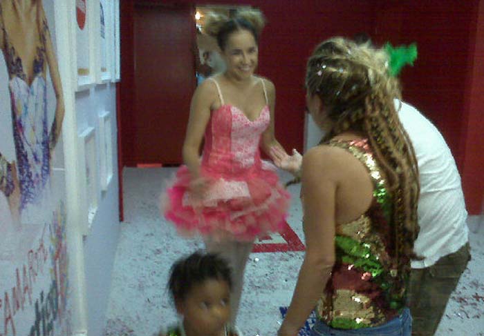 Daniela Mercury chega no baile infantil-carnaval Salvador.