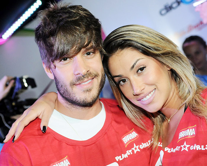 Bolina com o marido Mateus