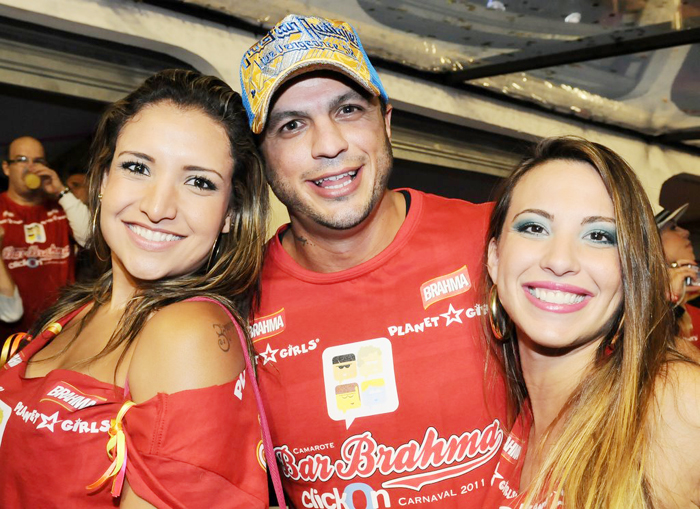 Os Ex-BBBs Nathalia, BamBam e Michelly 