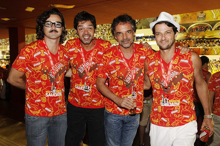 Emílio Orciolo Neto, Bruno Mazzeo, Angelo Antonio e Marcelo Serrado