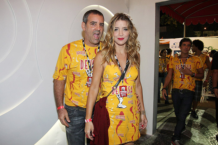 Christine Fernandes e Floriano Peixoto