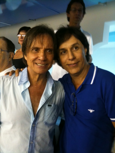 Roberto Carlos e Tom Cavalcanti