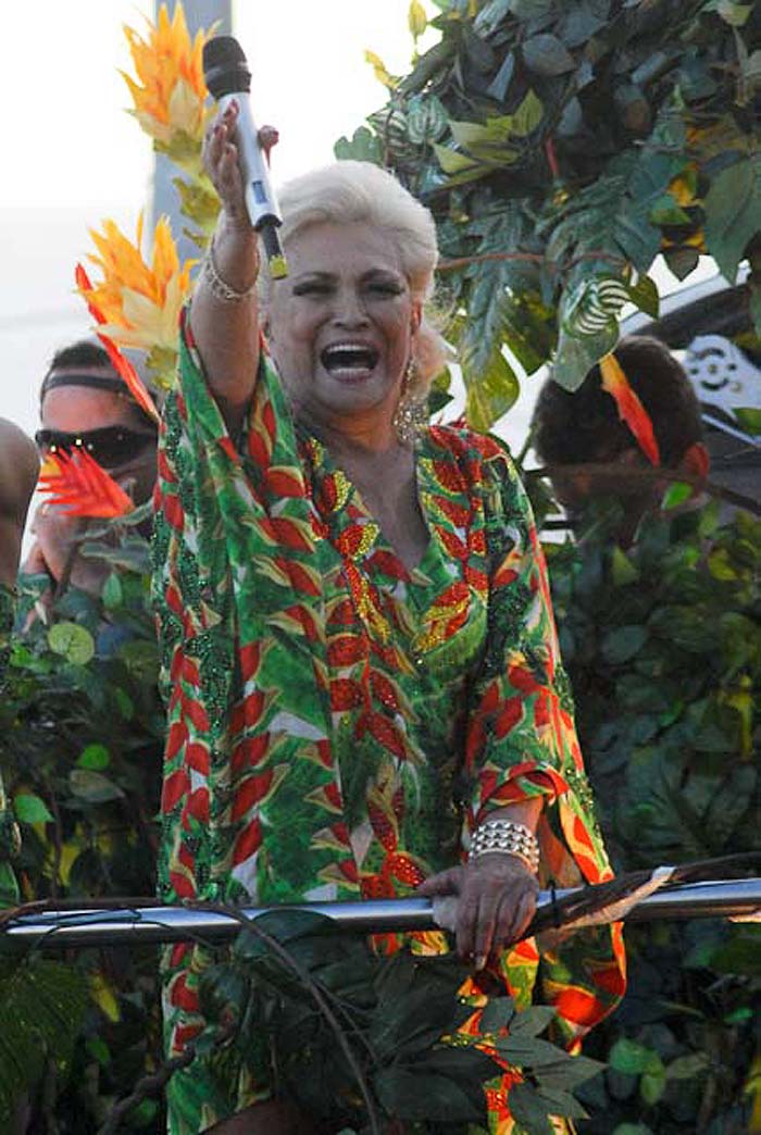 As melhores fotos de Hebe Camargo no Carnaval de Salvador - Aniversário no trio elétrico de Claudia leitte