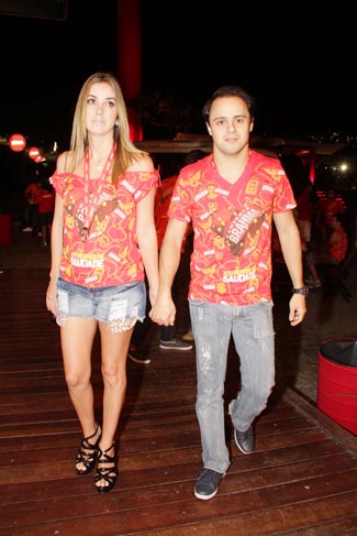  Felipe Massa e a mulher