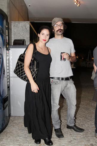Rafaela Mandelli e o namorado, o cineasta Mauro Lima