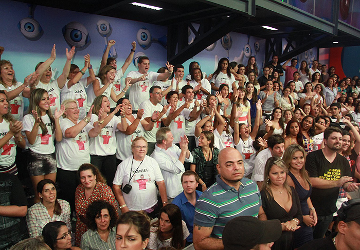 Bastidores da Final do BBB 11: Torcida de Daniel