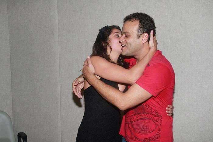 Maria e Daniel: Carinho