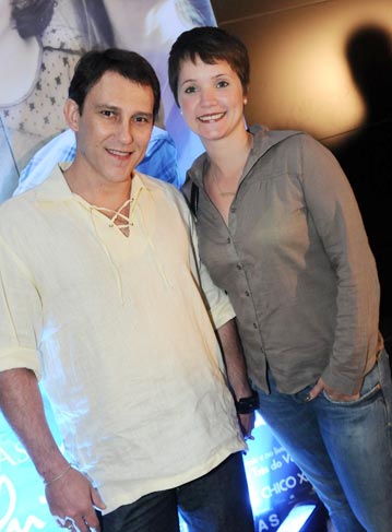 Paulo Goulart Filho e sua mulher