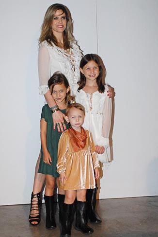 Didi posou com as filhas, Júlia, Laura e Luiza
