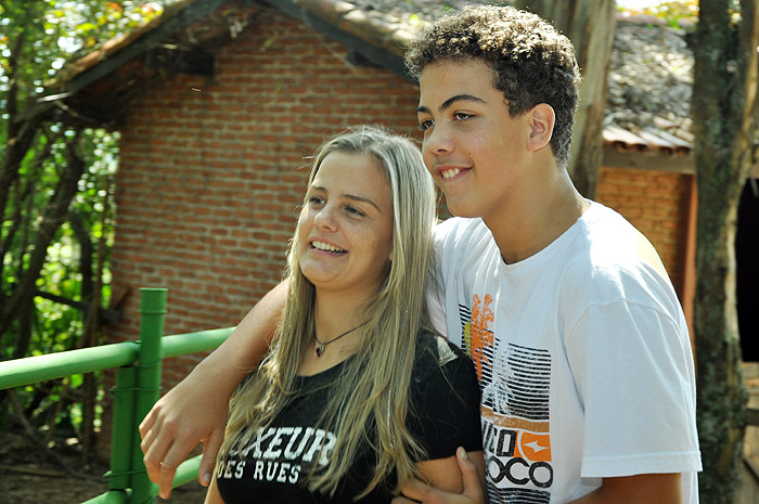 Milene Domingues descansa com o filho Ronald no SPA Sete Voltas