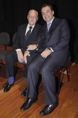 João Havelange e Sergio Cabral