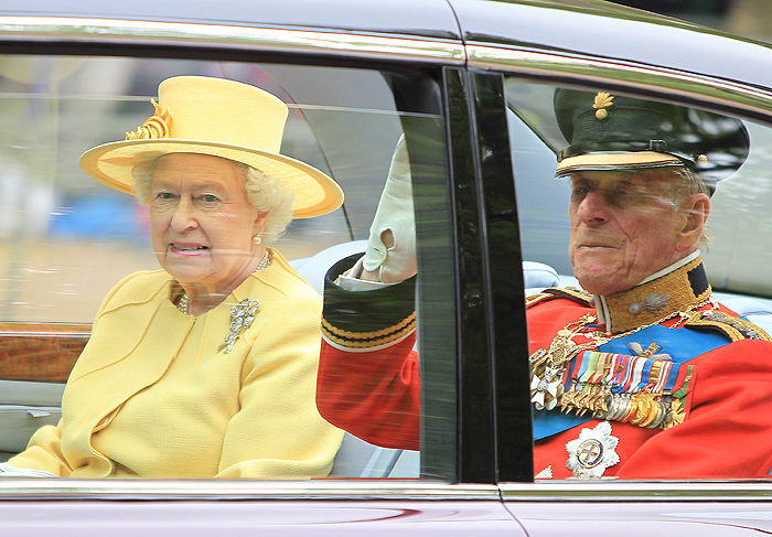 A rainha Elizabeth II e seu marido, Philip, o duque de Edimburgo