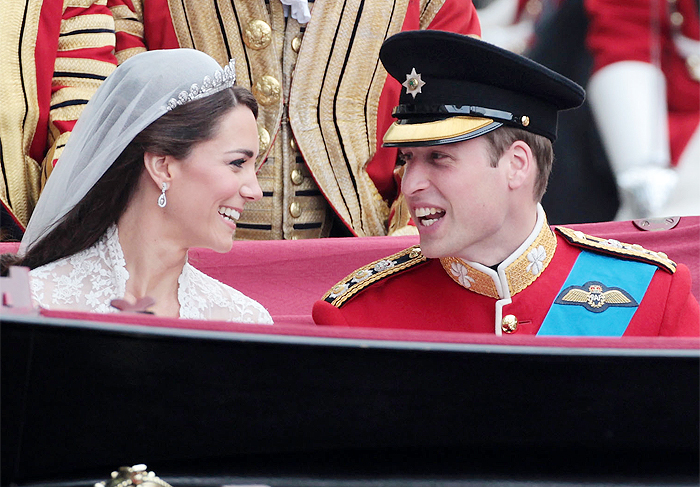 Kate e William estavam muito felizes