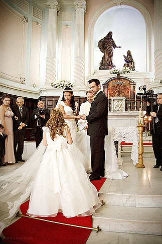 Priscila Pires e Bruno Andrade se casam no Rio de Janeiro