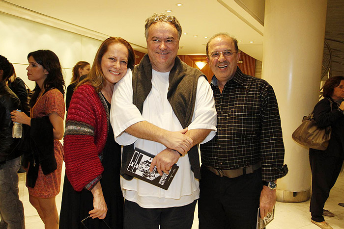 Lucinha Lins, Gabriel Vilella e Claudio Tovar