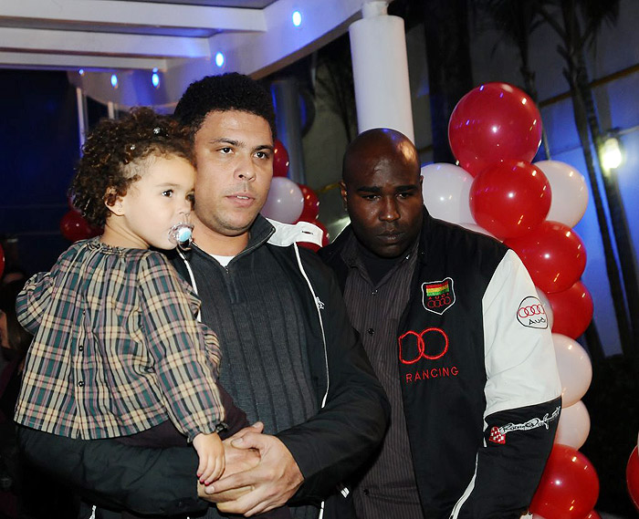 Ronaldo e sua filha Maria Sophia