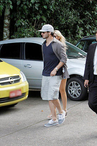 Alexandre Pato levou Barbara Berlusconi para passear pelo Rio de Janeiro