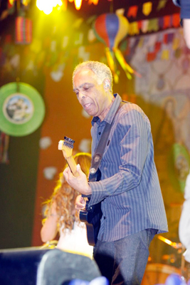Gilberto Gil dividiu o palco com Elba Ramalho