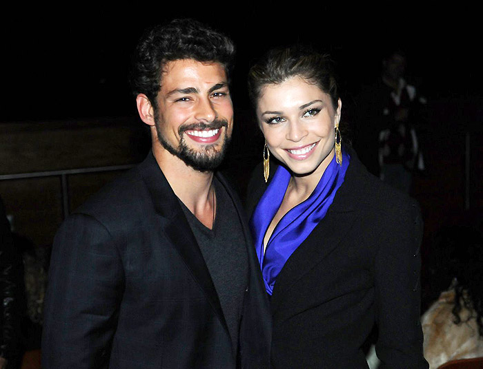 Casal era só sorrisos