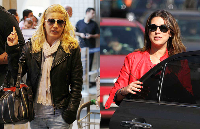 Check-in, check-out: Paula Toller e Fernanda Paes Leme no Aeroporto de Congonhas - agnews