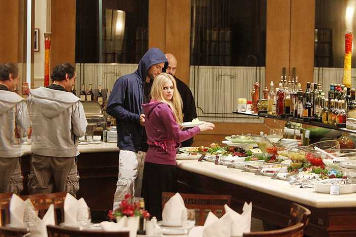 A canadense preferiu comer comida saudável após o show