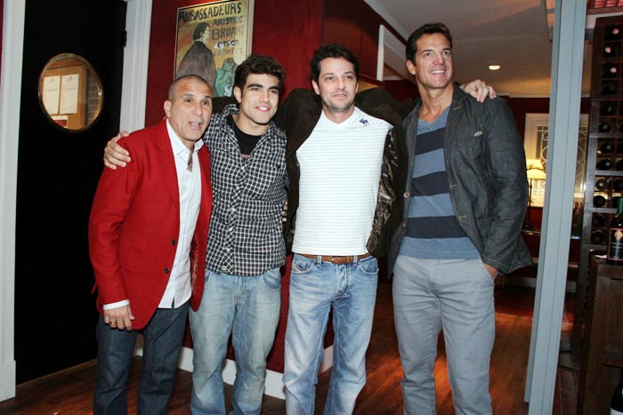 Eri Johnson, Caio Castro, Marcelo Serrado, Carlos Machado