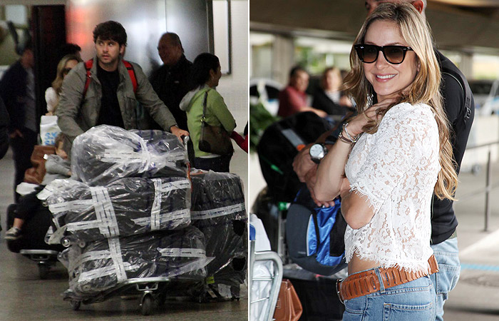Claudia Leitte volta dos EUA lotada de bagagens - Manuela Scarpa/Photo Rio News