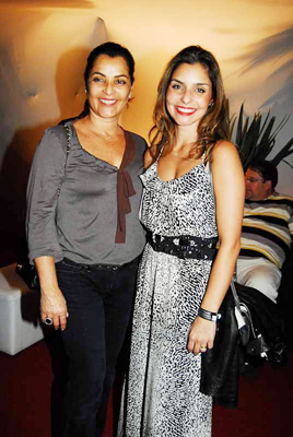 Angela Muniz e Aline Muniz curtiram o festival