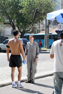 Lília Cabral e Carlos Casagrande movimentaram a orla Barra da Tijuca