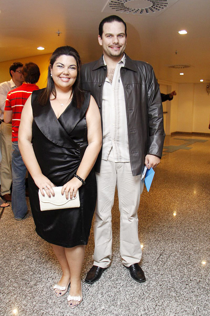 Fabiana Karla e o namorado Bruno Muniz.