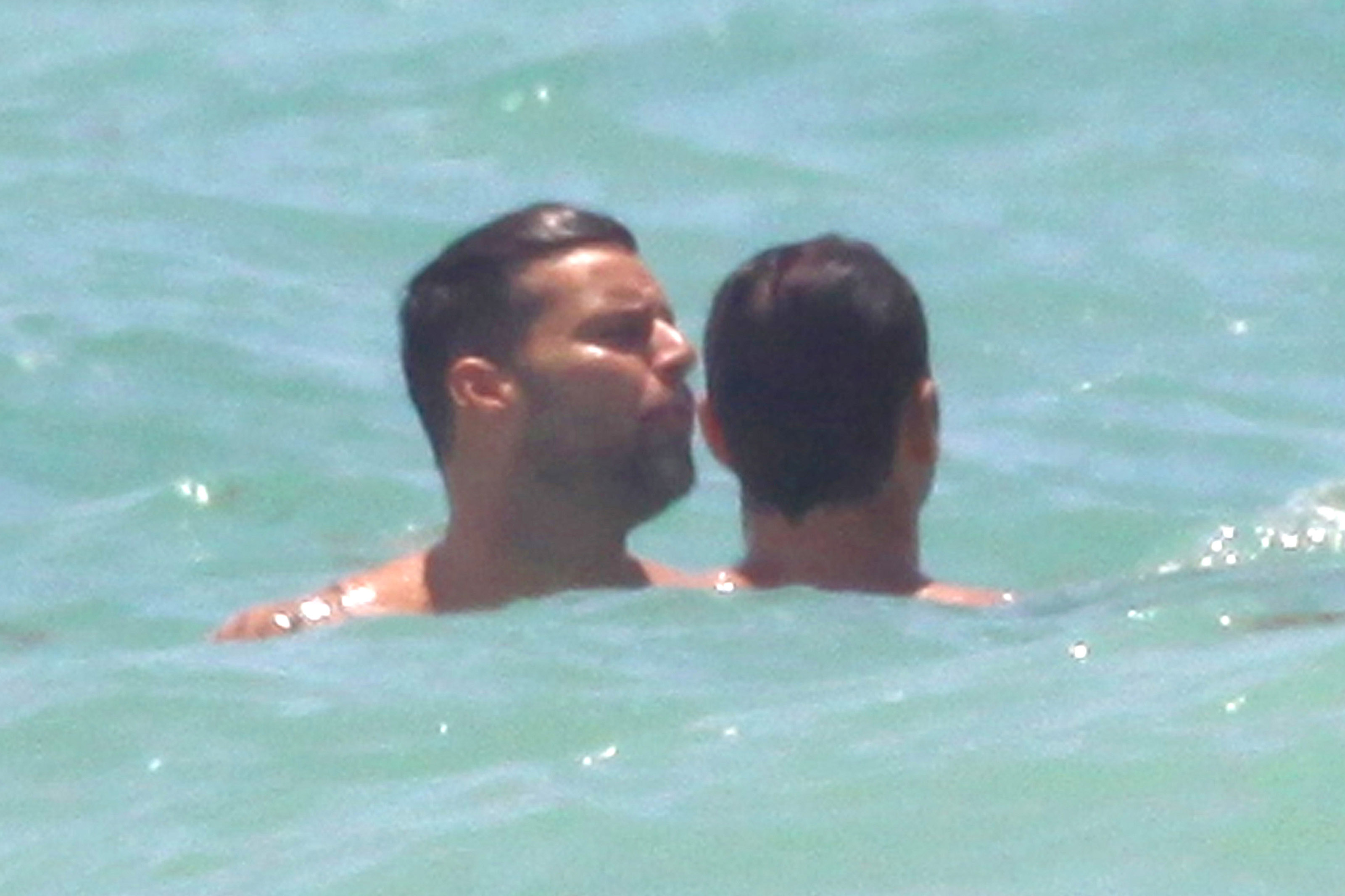 Ricky Martin e Carlos González Abella em Miami