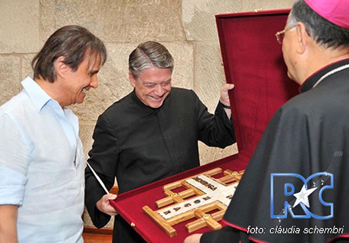 Jerusalém: Roberto Carlos grava no Santo Sepulcro e Monte das Oliveiras José Paulo Cardeal/Rede Globo O Fuxico