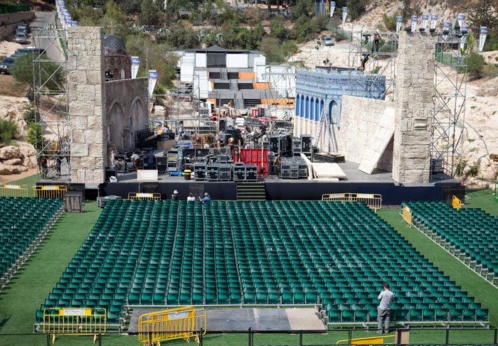 Palco Roberto Carlos Jerusalém José Paulo Cardeal/Rede Globo O Fuxico