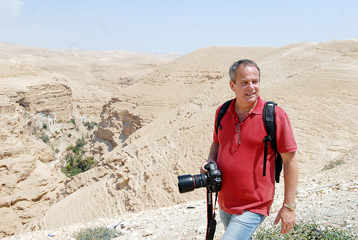 Jayme Monjardim em Jerusalém
