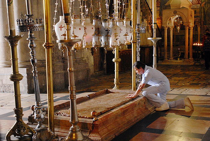 Roberto Carlos na Basílica do Santo Sepulcro