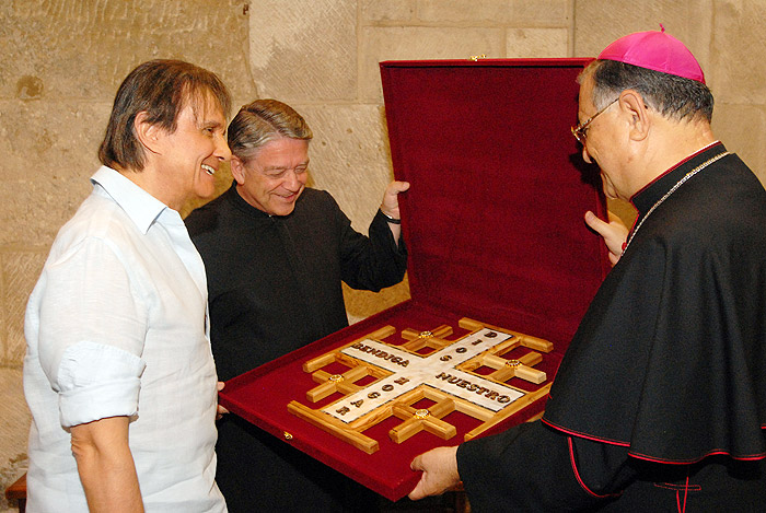 Roberto Carlos na Basílica do Santo Sepulcro