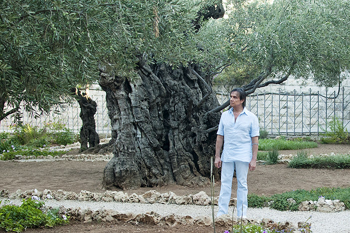 Roberto Carlos visita o Monte da Oliveiras