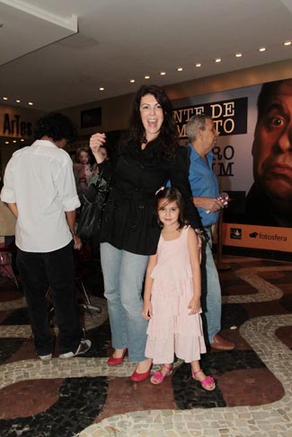 Claudia Lyra e a filha