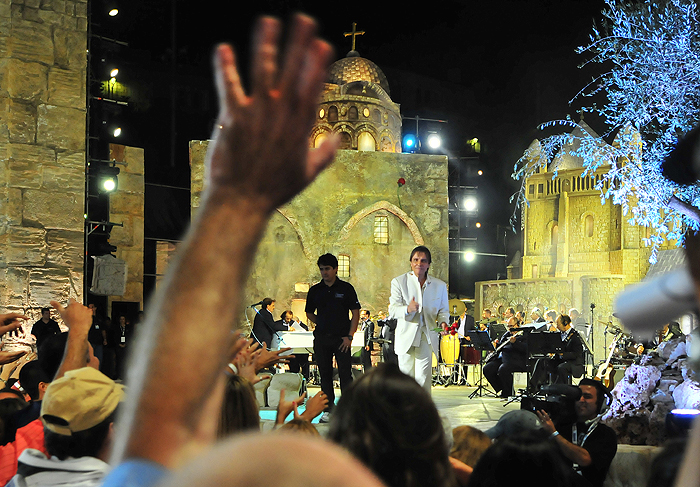 Show de Roberto Carlos, em Jerusalém