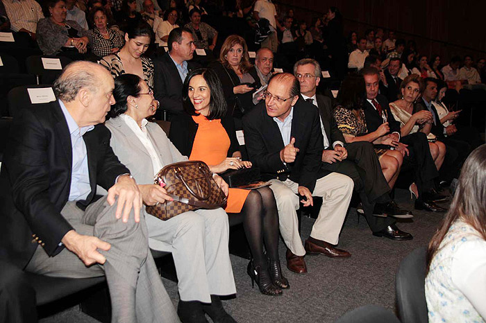 José Serra, Mônica Serra, Lu Alckmin e Geraldo Alckmin bateram um papo 