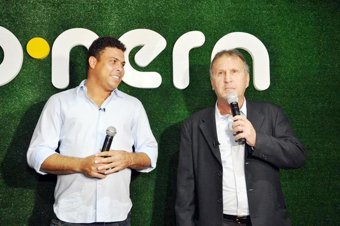 Ronaldo e Zico lançaram projeto juntos