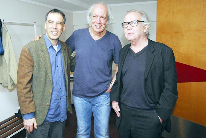 Nos bastidores, Arnaldo Antunes, Erasmo e Washington Olivetto