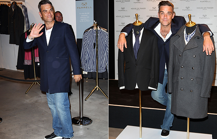 Robbie Williams lança coleção de roupas depois de aparecer nu no X Factor - Getty Images