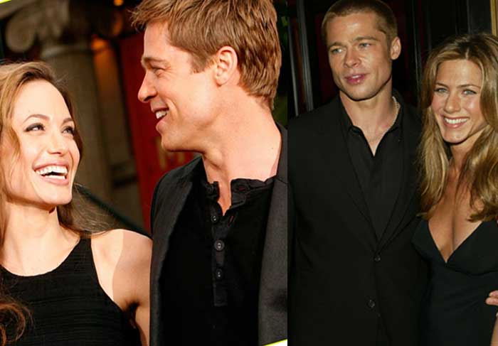 Brad Pitt diz que casamento com Jennifer Aniston era chato O Fuxico/Fotomontagem Getty Images