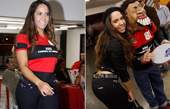 Mulher Melão comanda festa do Flamengo, no Rio - Ag News